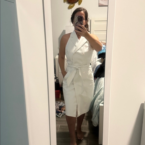 Brooks Brothers Nautical White Dress New with Tags Size 4 - Picture 1 of 3